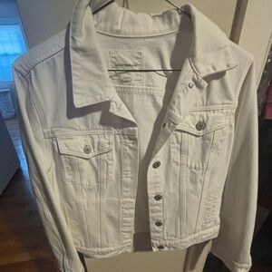 Lucky Brand Women's White Jean Jacket
